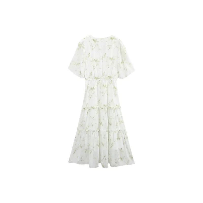 A Paradise For Awakening Short Sleeved Dress Women's-18