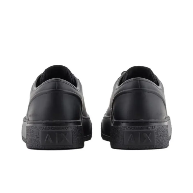 ARMANI EXCHANGEAE Low Top Skateboard Shoes Men's Black-4