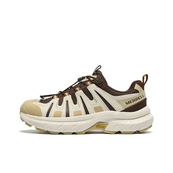 MERRELL Anti Slip And Wear Resistant Breathable Low Top Hiking Shoes Men's Khaki Brown