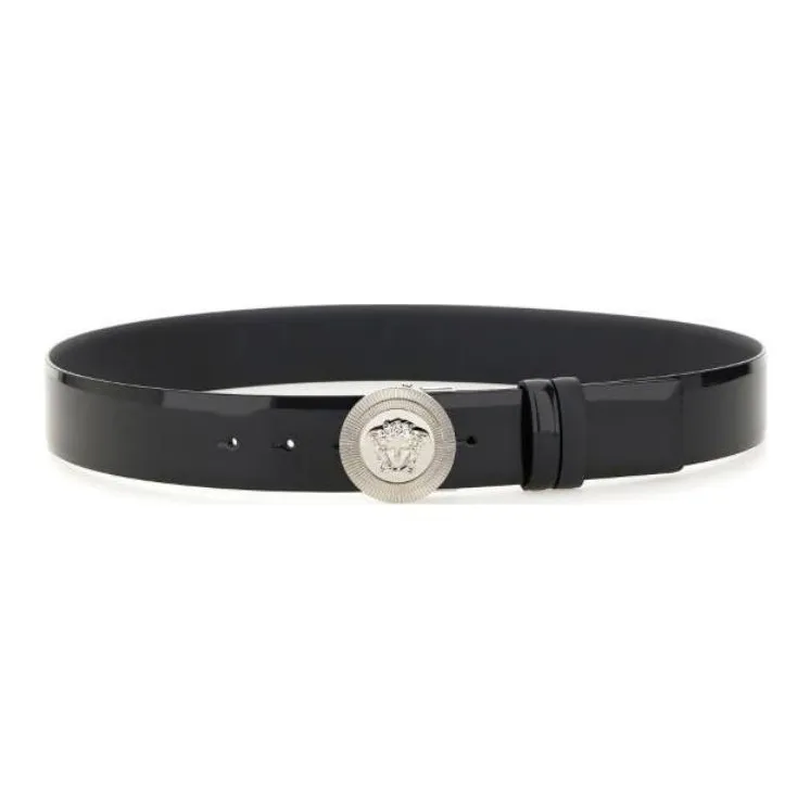 FANSIZHE Leather Belts Men's Black 4CM-0