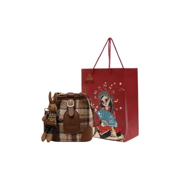HCXK Plaid Cloth Shoulder Bag Crossbody Bag Women's Multicolor