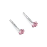 1 Pair 3MM-Cherry Blossom Pink
