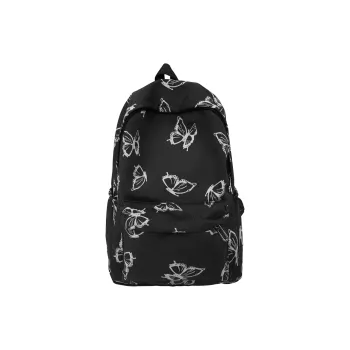 Parker Bear Nylon Backpack Regular Unisex Black/White/Green/Gray