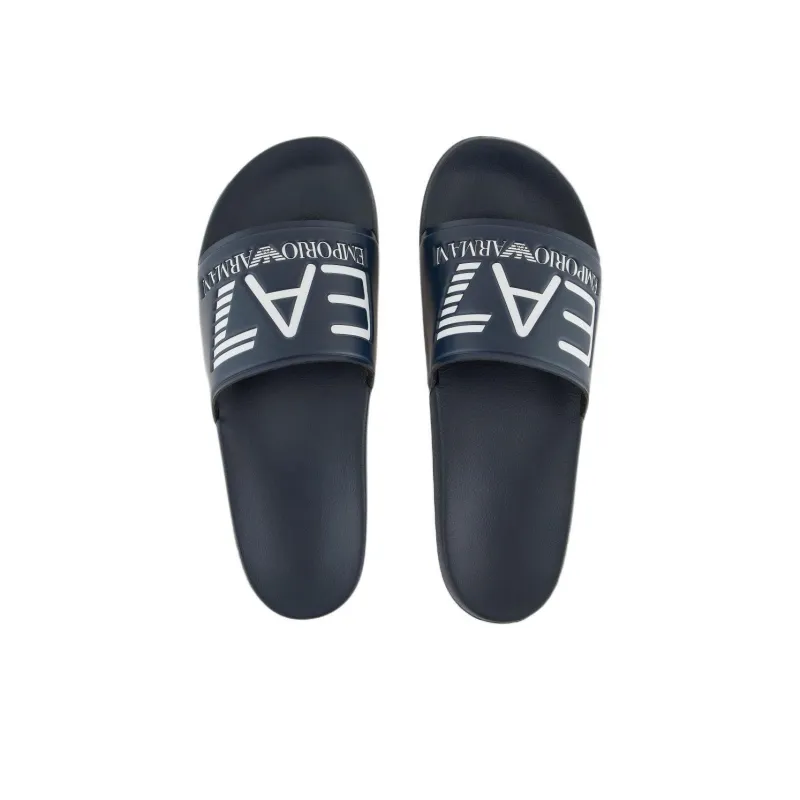 EMPORIO ARMANI EA7 Slide Slippers Unisex Blue-3