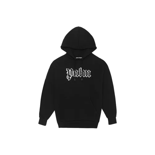 PALM ANGELS Front And Back Logo Popover Gid Hoodie