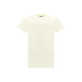 JIL SANDER + Logo Embroidered Crewneck T Shirt