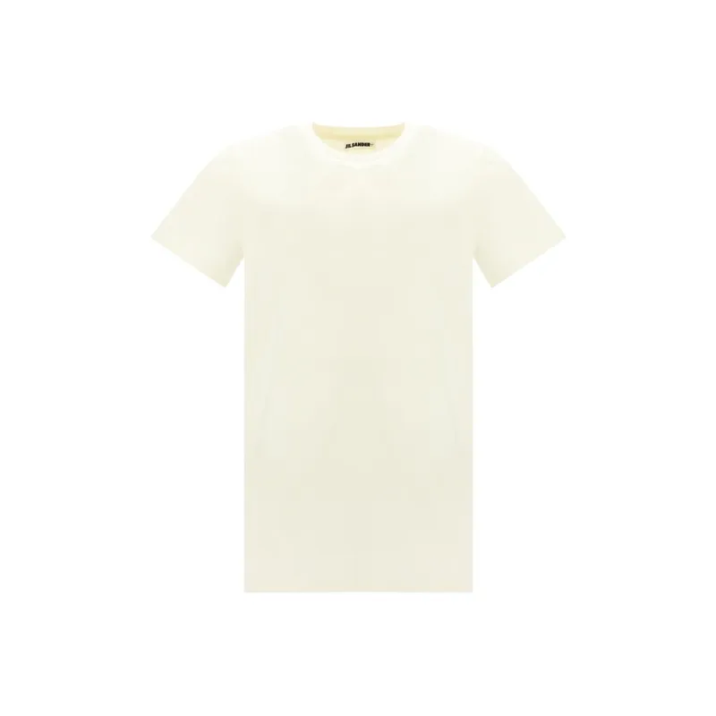 JIL SANDER + Logo Embroidered Crewneck T Shirt-0