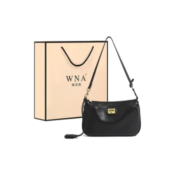 Vigno Synthetic Leather Shoulder Bag Crossbody Bag Regular Women's Black