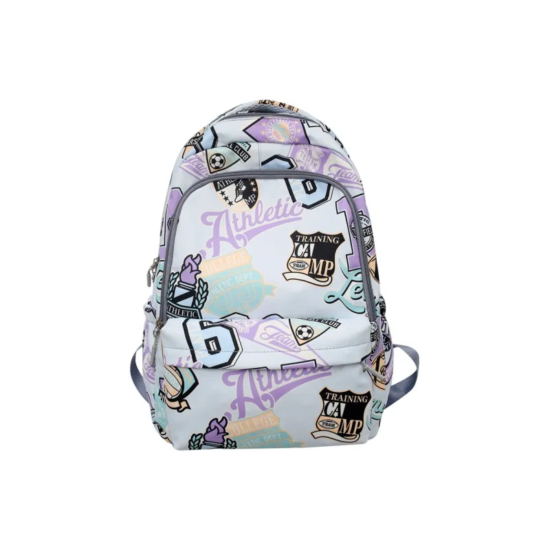 H YXIANG Nylon Backpack Unisex Multicolor-5