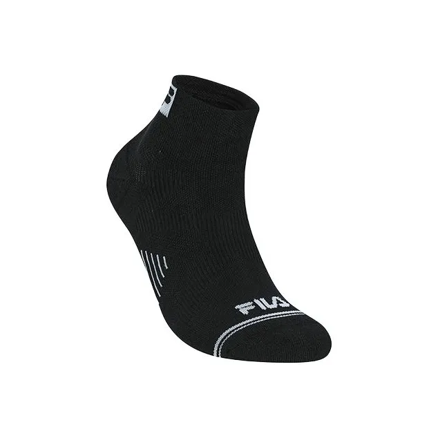 FILA Fitness Series Ankle Socks Men's 1 Pack Jet Black-1