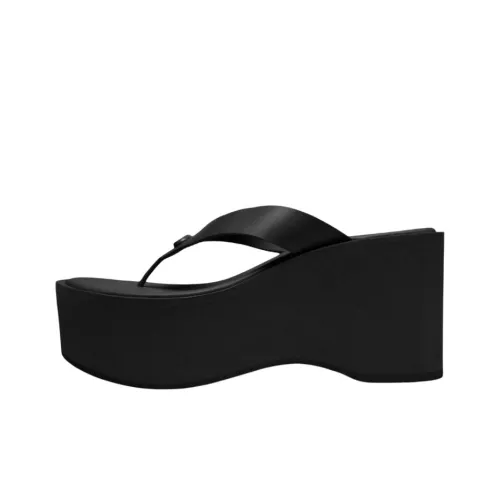 COACH Abrasion Resistant Flip Flops Women's Black