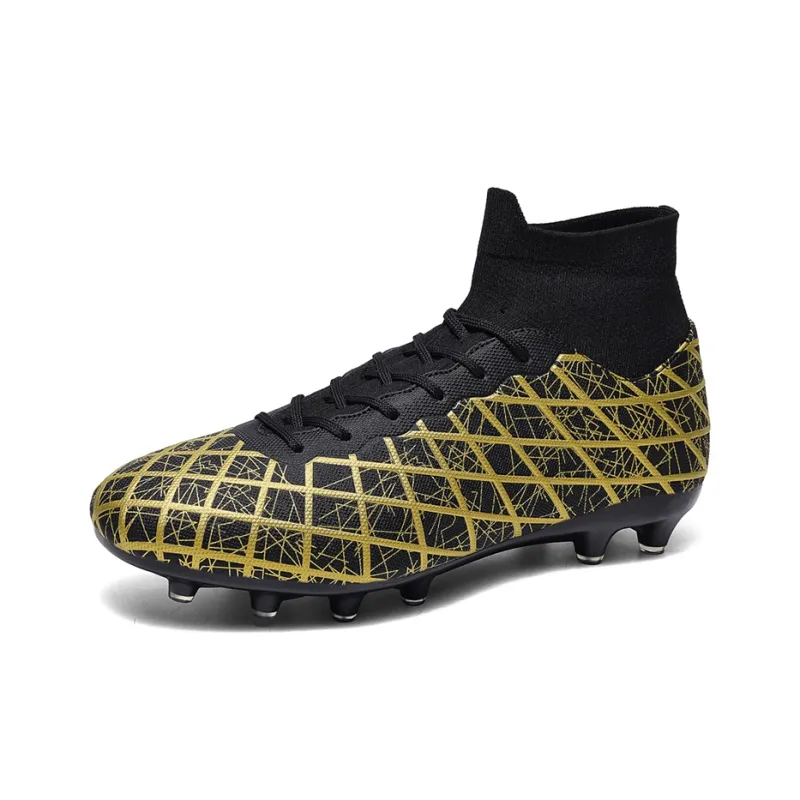 BIANSULONG FG Rubber Long Studs TF Rubber Broken Studs Cushioned Slip Resistant Abrasion Resistant Soccer Shoes Unisex-16
