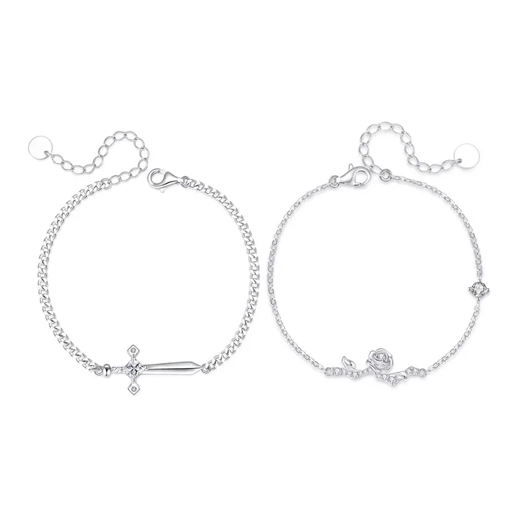 P&N S925 Silver Bracelets Unisex-0