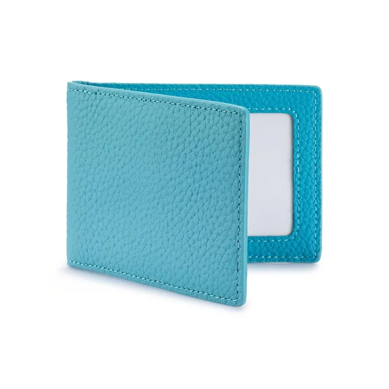 OUZIHUANG Top Grain Cow Leather Card Holder Unisex Multicolor-2