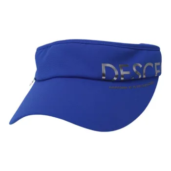 DESCENTE Polyester Polyurethane Sun Protection Hats Women's Blue