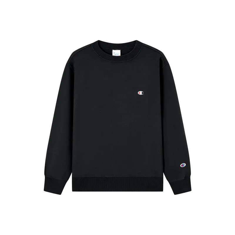 Champion Sweatshirt Japan Version Unisex Black-0