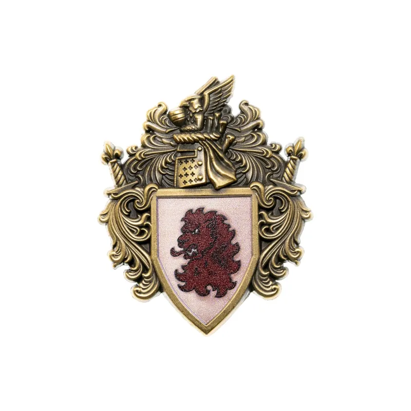STARFORGED Warhammer Age Of Sigmar Merch Batorian Knight Shield Emblem Lioness Army Flag Brooch Badges-0