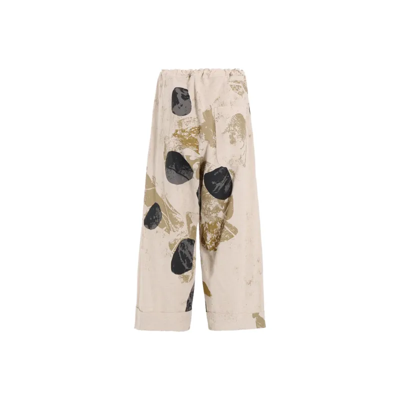 Yohji Yamamoto Abstract print Trousers-1