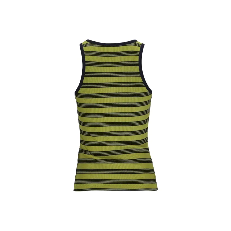 GANNI Striped Tank Top-1