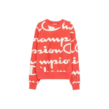 Champion Crew Neck Regular Sweatshirt US Version Men's Orange