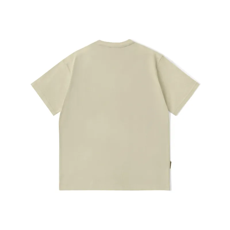 ZHONGBANGJICHU Regular T Shirt Unisex Apricot-1