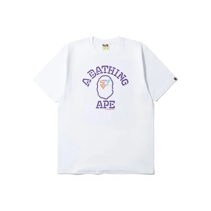 Bape Neon Sign College Tee-0