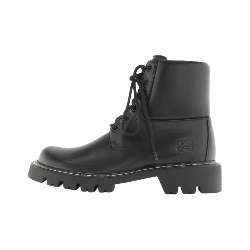 LOEWE Sierra Ankle Boots 4cm Men's Black