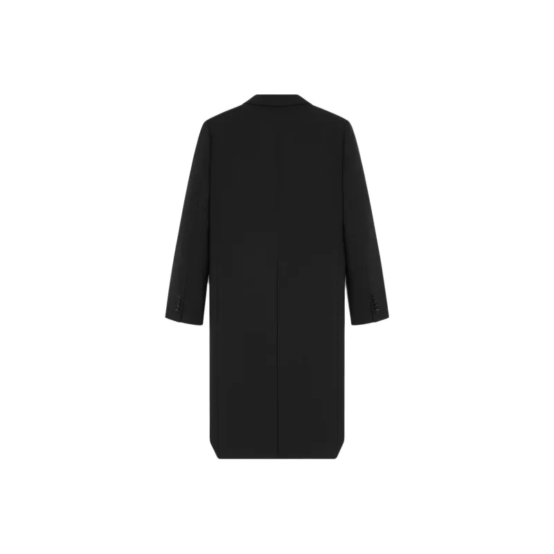 CELINE Long Tux Jacket In Mohair Gabardine-1