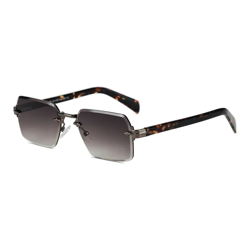 NOME Metal Rectangular Sunglasses Unisex-3