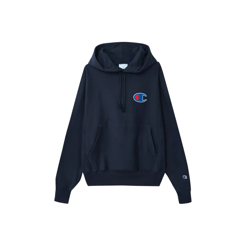 Champion Sweatshirt US Version Unisex Dark Blue-0