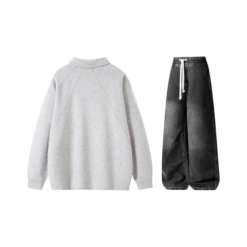A.X.S.K Sweatshirt Sets Unisex-5