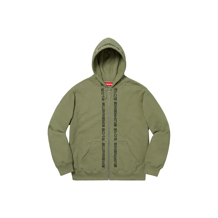 Supreme Topline Zip Up Sweatshirt-0