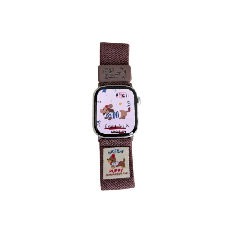 LOVINGCOOL Apple Compatibility Watch Band 14cm Nylon Material-12