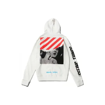 OFF WHITE Photocopy Hooded Sweatshirt 'White'