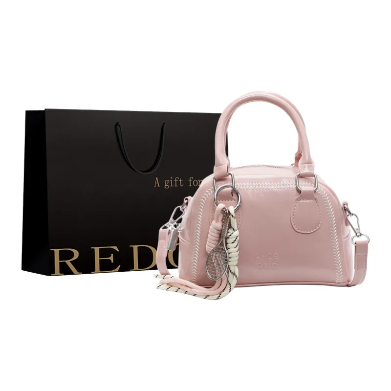 REDOO PU Bowling Bag Handbag Women's Multicolor-4
