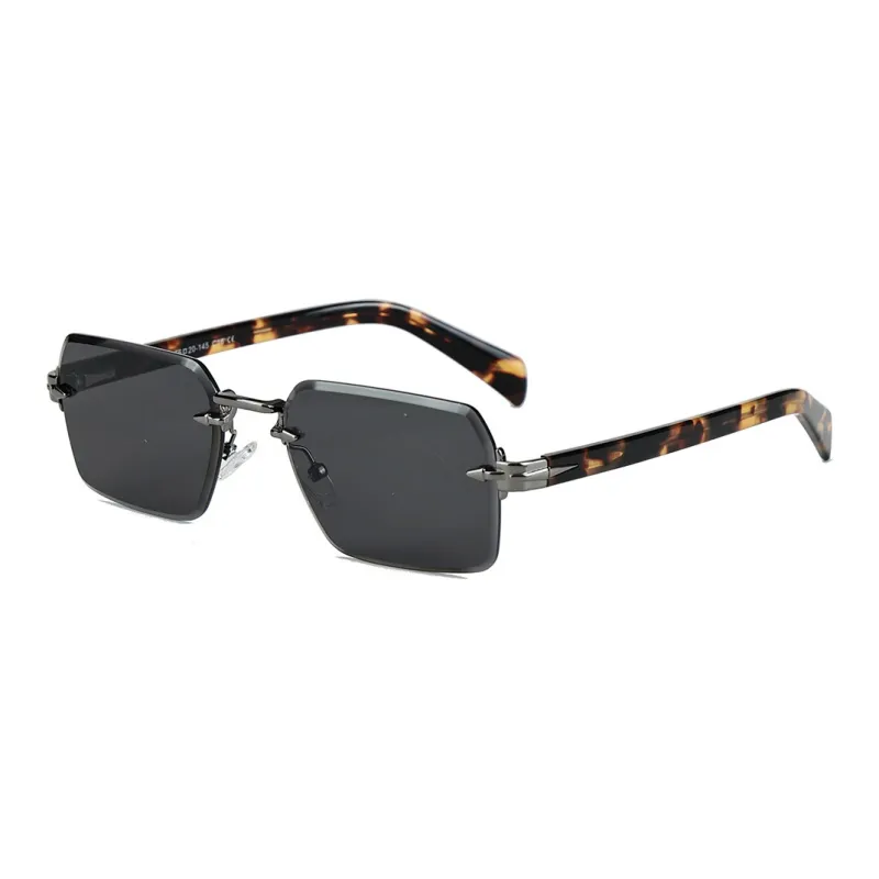 NOME Metal Rectangular Sunglasses Unisex-2