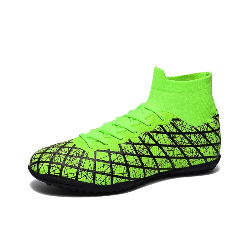 BIANSULONG FG Rubber Long Studs TF Rubber Broken Studs Cushioned Slip Resistant Abrasion Resistant Soccer Shoes Unisex-21
