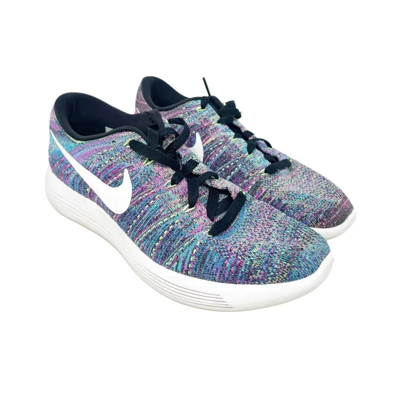 Nike LunarEpic Flyknit Low Top Running Shoes Women's Purple Blue-2