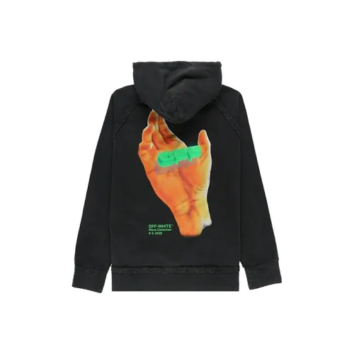 OFF WHITE Hand Logo Incompiuto Hoodie