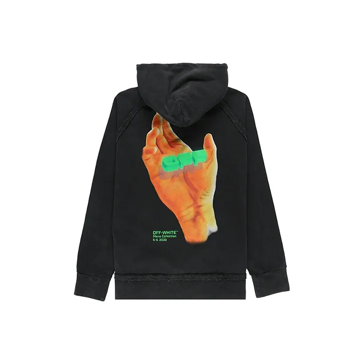 OFF WHITE Hand Logo Incompiuto Hoodie-0