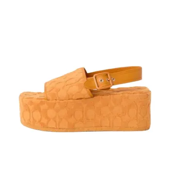COACH Noelle Strap Sandals 7cm Women's Orange