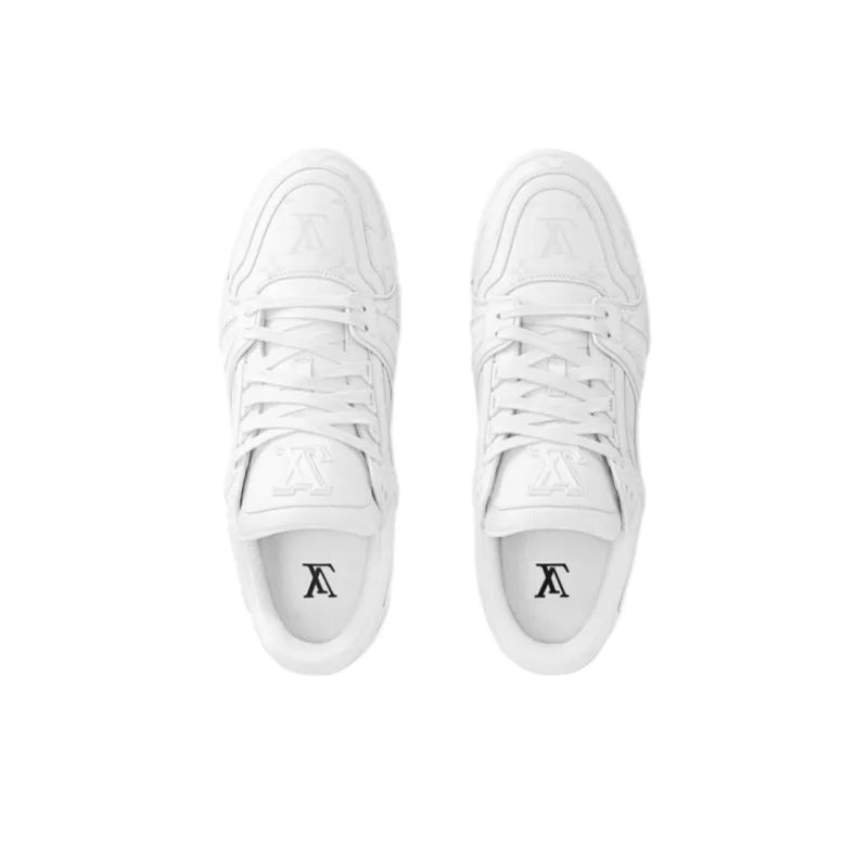 LOUIS VUITTON Trainer Breathable And Lightweight Low Top Casual Shoes Women's White-3