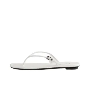 PRADA Slip Resistant Flip Flops Women's White