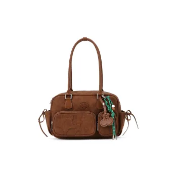 VANWALK Picnic Series PU Shoulder Bag Large Size Women's Multicolor