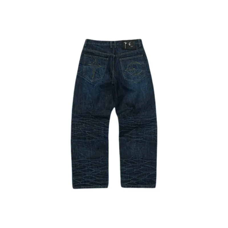 THUG CLUB Jeans Unisex Blue-1