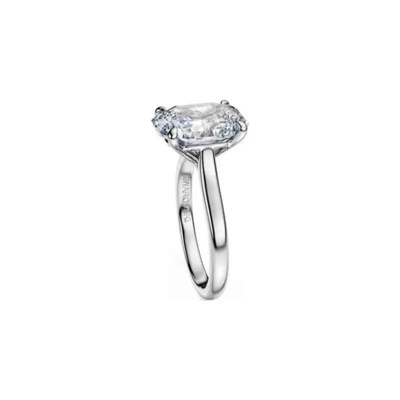 Swarovski 18K Gold Rings Women's Silver-2