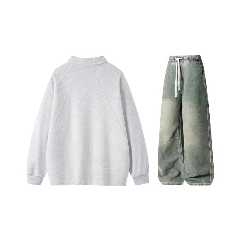 A.X.S.K Sweatshirt Sets Unisex-21