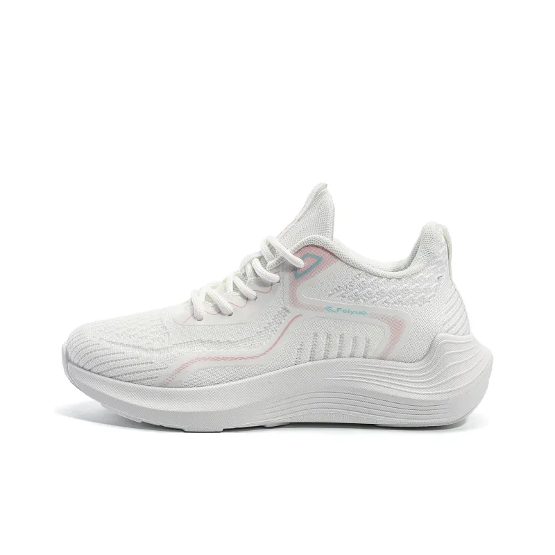 Dafu Leaps Forward Anti Slip And Wear Resistant Breathable Low Top Casual Running Shoes Women's White-0