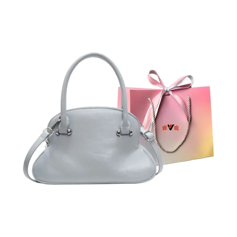 Yalu PU Handbag, Shoulder Bag, Crossbody Bag Regular Women's Black/Ecru/Burgundy/Pink/Purple/Blue-30