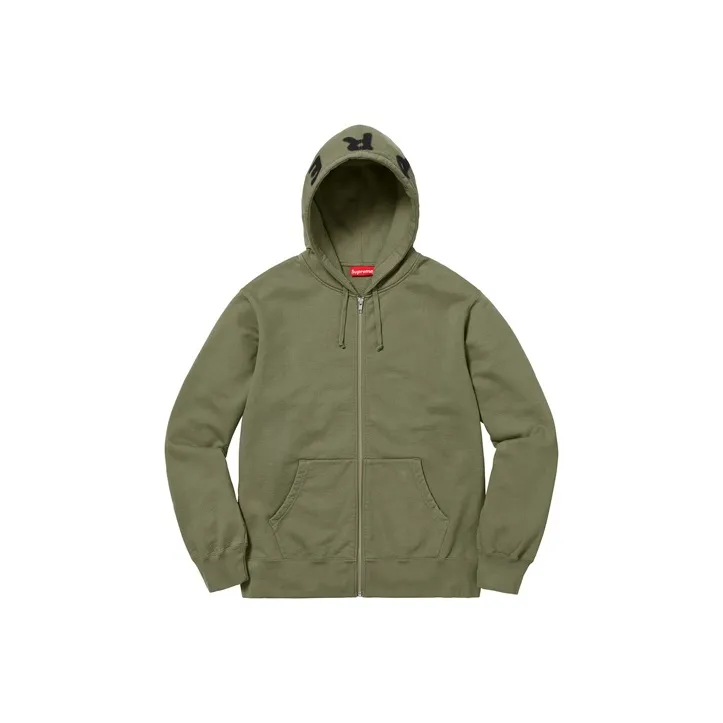 Supreme Bone Zip Up Sweatshirt-0